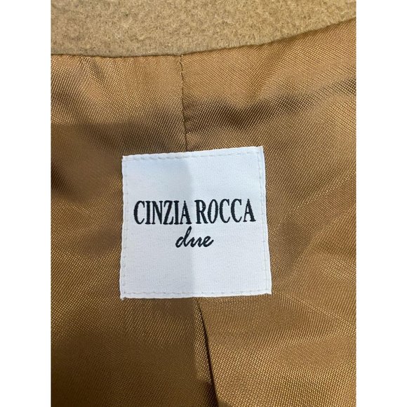 Cinzia Rocca Icons Wool Cashmere Coat Camel 8 - Picture 12 of 12
